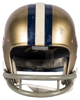 1968 Johnny Unitas Game Used Western Division Pro Bowl Helmet (Letter of Provenance)